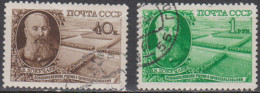 U.R.S.S. 1949  Michel 1365,66 ,   Yvert  1350,51 - Usados