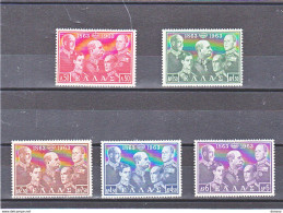 GRECE 1963 DYNASTIE Yvert 780-784, Michel 802-806  NEUF** MNH Cote Yv 10 Euros - Unused Stamps