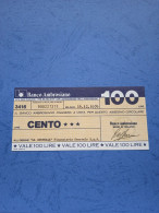 Banco Ambrosiano-100 Lire -16.12.1976-unc - [10] Checks And Mini-checks