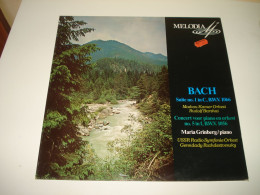 B15 / Bach - Piano  Maria Grinberg  – Mélodia - 390 095  - Neth  1974    M/EX - Classica