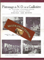 270624 - Pub école PATRONAGE DE N.D. DE LA GUILLOTIERE Atelier Apprentissage LYON Abbé BOISARD Société Gymnastique - Ohne Zuordnung