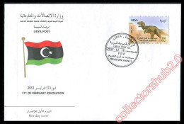 LIBYA 2013 Dinosaurs "Tyrannosaurus Rex" (FDC) #3 - Preistorici