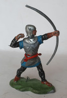 FIGURINE Britains Herald Swoppet Figurine 1/32 CHEVALIER BRITAINS MOYEN AGE AVEC ARC (2) INCOMPLET - Militari