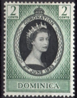 DOMINICA/1953/MH/SC#141/ QUEEN ELIZABETH II CORONATION ISSUE / QEII - Dominica (...-1978)