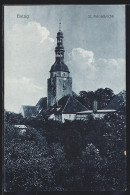 AK Belzig, Blick Auf Die St. Marienkirche  - Belzig