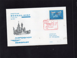 1970 Russia - Volo Mosca - Ginevra Con Aeroflot - Aerei