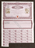 Titolo Azionario - Motta Dolciaria Ed Alimentare - Milano - Cento Azioni - 1969 - Other & Unclassified