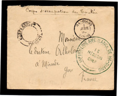 TONKIN.1898.RARE ."INFIRMERIE AMBULANCE DE HA-GIANG/LE MEDECIN-CHEF" Pour La France.. - Briefe U. Dokumente