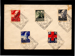 PAYS-BAS.1927."60e ANNIVERSAIRE DE LA CROIX-ROUGE NATIONALE" - Cartas & Documentos