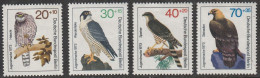 Berlin: 1973, Mi. Nr. 442-45, Jugend: Greifvögel.   **/MNH - Unused Stamps