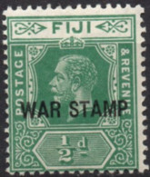 FIJI/1916/MH/SC#MR1/KING GEORGE V /KGV / WAR TAX / 1/2p GREEN - Fiji (...-1970)