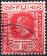 FIJI/1912-23/USED/SC#81/ KING GEORGE V/ KGV/ WMK 2 / 1p - Fiji (...-1970)