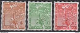 BERLIN 1952 - Mi.-Nr. 88-90 Sauber POSTFRISCH MNH** - Neufs