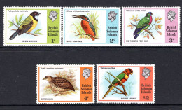 British Solomon Islands 1975 Birds Set MNH (SG 267-271) - Salomonseilanden (...-1978)