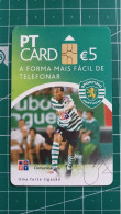PORTUGAL USED PHONECARDS FOOTBAL - SCP SPORTING - VERY RARE - Portugal
