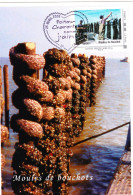 Les Moules De Bouchots Carte Maximum Oblitération Spéciale Poitou Charentes Comme J Aime  Le 25.04.2000 La Rochelle - 2000-2009