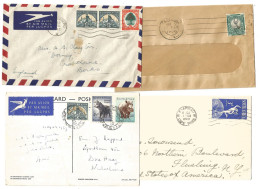 South Africa 1936-1959 12 Card/covers As Per 3 Scans. THIS WEEK ONLY. - Brieven En Documenten