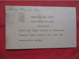 American Red Cross. Glen Ridge Chapter NJ     Ref 6438 - Rotes Kreuz