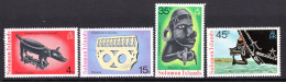 Solomon Islands 1976 Artefacts - 1st Issue - Set MNH (SG 301-304) - Salomonseilanden (...-1978)