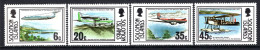 Solomon Islands 1976 50th Anniversary Of First Flight To Solomon Set MNH (SG 330-333) - Salomonseilanden (...-1978)