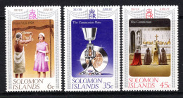 Solomon Islands 1977 QEII Silver Jubilee Set MNH (SG 334-336) - Salomonseilanden (...-1978)