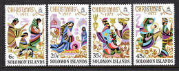 Solomon Islands 1977 Christmas Set MNH (SG 345-348) - Salomonseilanden (...-1978)