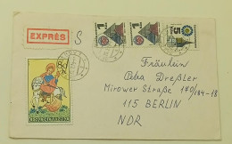 ČESKOSLOVENSKO-EXPRES-sent To Berlin-postmark TACHOV - Briefe