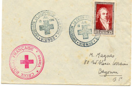 FRANCE.1951. "TALLEYRAND".(SEUL S/LETTRE), CROIX-ROUGE VIENNE. - Croce Rossa