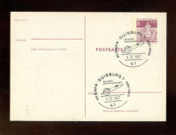 BUNDESREPUBLIK DEUTSCHLAND - 1967, SSt. "DUISBURG, Weltraumfahrt" Auf Postkarte (L2370) - Europa