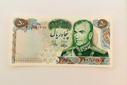 Iran Persia Middle East Pahlavi Mohammad Reza Shah Iran  Banknote,Iran 50 Rials Banknote, 1971, P-97b Uncirculate - Iran