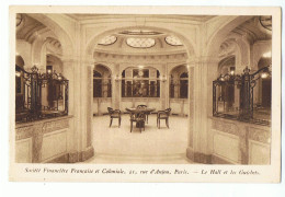 CPA - Société Financière Française Et Coloniale - Le Hall Et Les Guichets - PARIS, 51 Rue D'Anjou - Autres Monuments, édifices