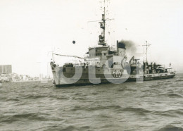 1967 ORIGINAL AMATEUR PHOTO FOTO NERVION DRAGAMINAS WARSHIP ARMADA ESPANOLA NAVIO GUERRA ESPANA SPAIN  AT813 - Schiffe