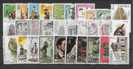 Spain 1974  Group Of 30 Stamps (**) - Unused Stamps