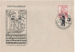 Germany Deutschland DDR 1956 FDC Tag Der Briefmarke, Stamp Day, Bear, Berlin - 1950-1970