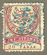 TURQUIE TURKEY Türkiye Türkei 1876 Yt: TR 45 Reich Halbmond, Empire Crescent, Used-Hinged - Usati