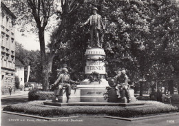 CARTOLINA  C25 STEYR,ALTA AUSTRIA,AUSTRIA-JOSEF WERNDL-DENKMAL-VIAGGIATA 1963 - Steyr