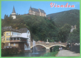 Vianden - Pont De L'Our, Hockelstour Et Château - Vianden