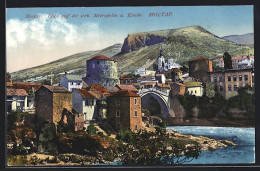 AK Mostar, Blick Auf Die Serb. Metropolin Mit Kirche  - Bosnien-Herzegowina