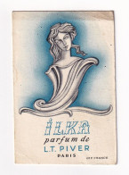 Carte Parfumée ILKA LT. Piver Paris Parfum Parfumeur Parfumerie 1912 Perfume - Profumeria Antica (fino Al 1960)