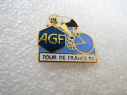 TOP  PIN'S    TOUR DE FRANCE  90    AGF   SNCF 1988      Email Grand Feu  DEMONS ET MERVEILLES - Wielrennen