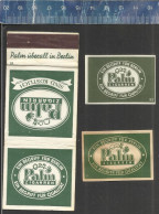 PALM ZIGARREN - BERLIN - ALTES DEUTSCHES STREICHHOLZ ETIKETTEN & OLD MATCHCOVER - OLD MATCHBOX LABELS GERMANY - Zündholzschachteletiketten