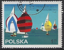 Poland 1965  Weltmeisterschaften In "Finn-Dingy (o) Mi.1591 - Oblitérés