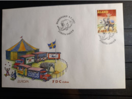 ALAND - EUROPA CEPT Circus FDC Åland 2002 - 2002