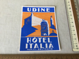 Hotel Italia In Udine - Adesivi Di Alberghi
