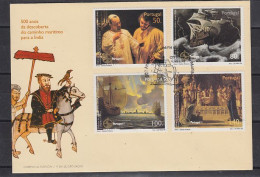 Portugal 500Y Discovery Seeway To India 4v FDC Ca 4 SEPT 1998 (60263) - FDC