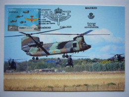 Avion / Airplane / FAMET / Helicopter / Chinook CH 47 / Carte Maximum - Helikopters