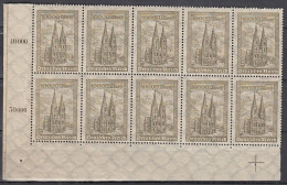 DR 262 A, 10erEinheit, Postfrisch **, Kölner Dom, 1923 - Ongebruikt