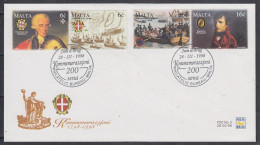 Malta Bi-centenary Napoleon's Capture 4v FDC Ca 28.3.1998 (60265) - Malta