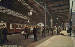 Holyhead Station - Departure Of The Up Boat Express - Gares - Avec Trains