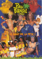 CARTE POSTALE ORIGINALE GRAND FORMAT 10/15 : FEMMES PIN UP SEXY ET EROTIC DES SOIREES BRESILIENNES DU PAU BRASIL PARIS - Pin-Ups